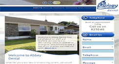 Desktop Screenshot of abbeydental.info